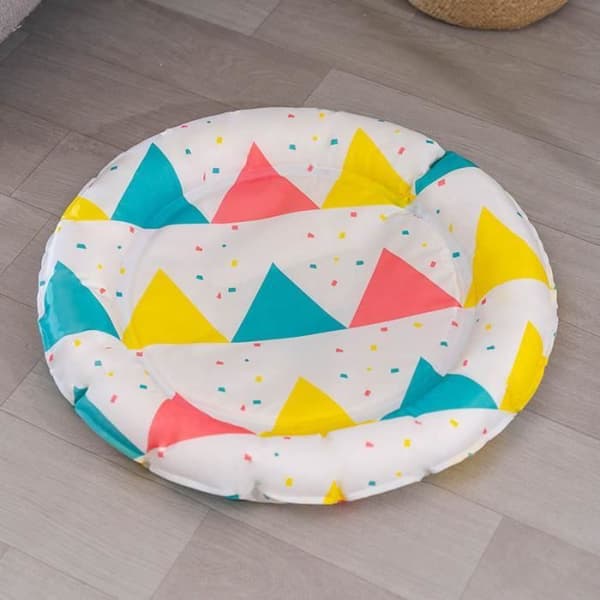 Kølemåtte 60CM - Ikke-giftig gel - Ridsefast - Rund