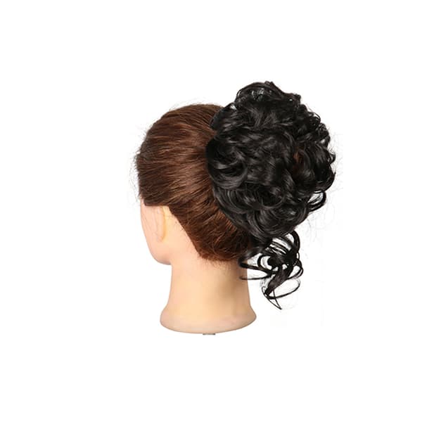 Langt hår Bun Wrap Around Scrunchie Hårstykke