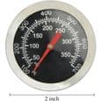 Kullgrilltermometer, 52 mm pizzatermometer i rustfritt stål, reservedeler