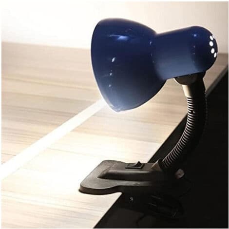 Bordlampe med svingbar leddet klemme E27