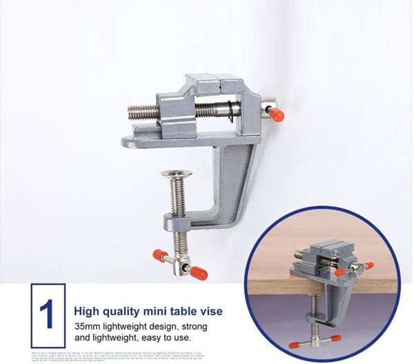 30 mm miniature låsetang - aluminiumslegering - letvægts - holdbar
