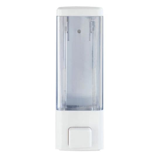 Hvid/Transparent Desinfektionsdispenser - 320 ml - Borefri Installation - Plastik