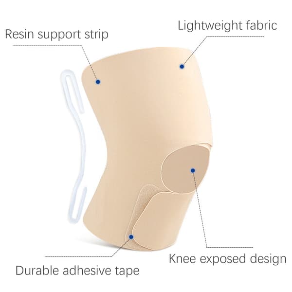 Støttende Knæbeskytter Beige Black