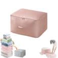 Selvkomprimerende organizer, nylon opbevaringspose - 54x42x60cm - Pink - Unisex