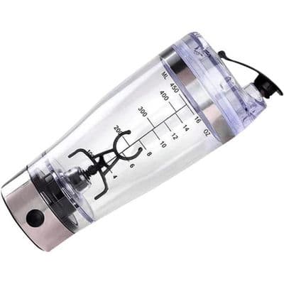 Proteinsheaker - ELEKTRISK - 450 ml - Läckagesäker - Bärbar - Lätt att rengöra