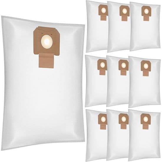 10-pack dammsugarpåsar för Bosch Professional GAS 35 L AFC/L SFC+/M AFC