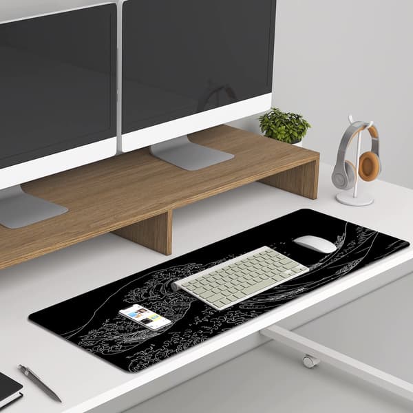 Large mouse pad / desk pad wave M M