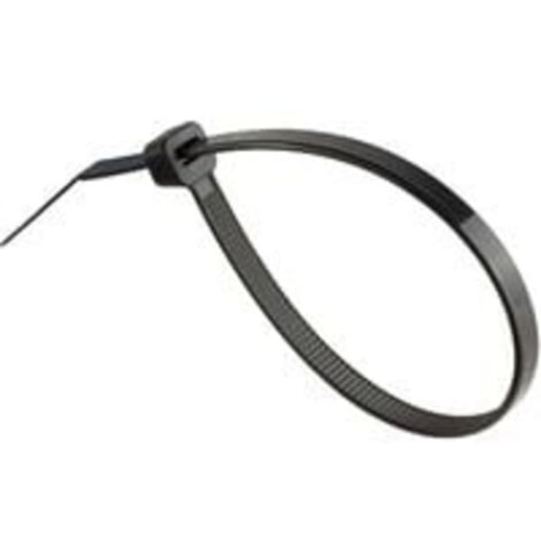 Pakke med 100 kabelbindere, sort, 200 x 4,8 mm