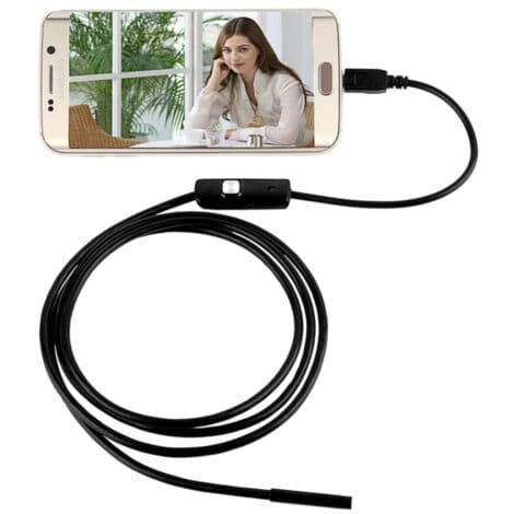 Endoskopisk inspektion Micro USB för Android med OTG 1.5mt funktion