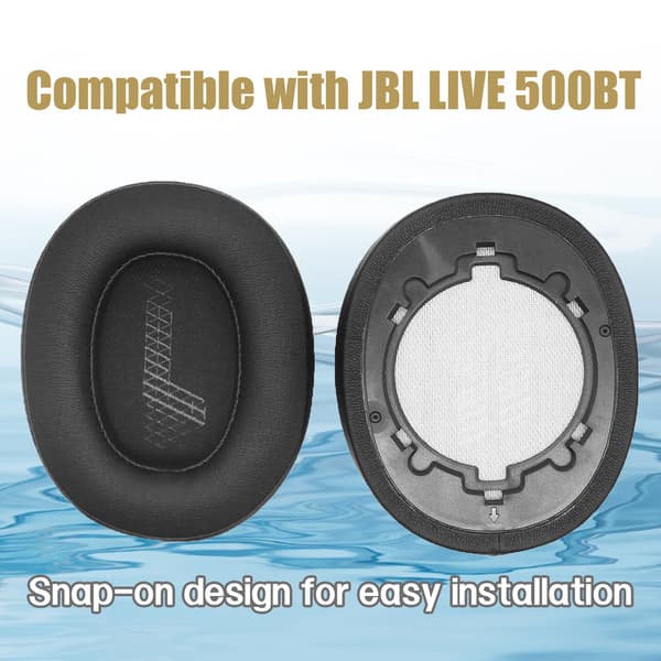 Ørepuder 1 par JBL LIVE 500BT Sort