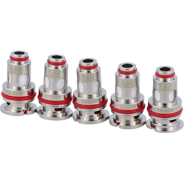 Förpackning med 5 Vaporesso GTX 0,8 ohm coils