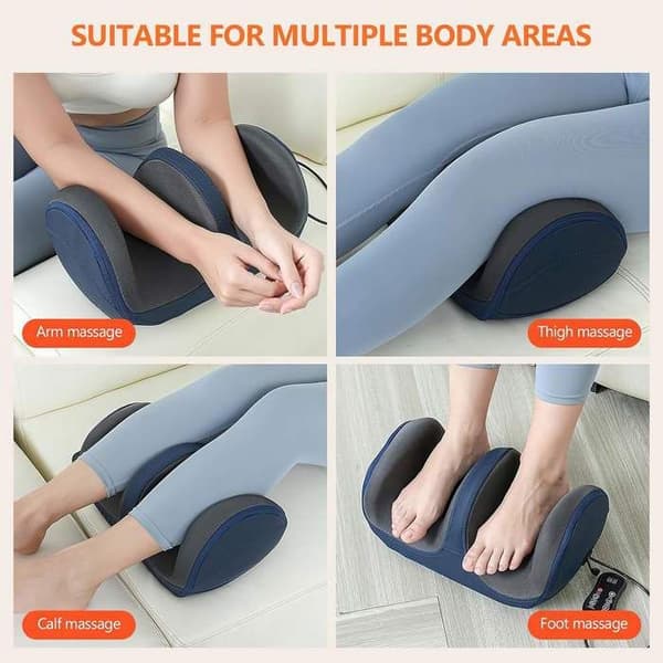 Shiatsu-jalkahieroja - Lämmitys - 5 tilaa - 3 nopeutta