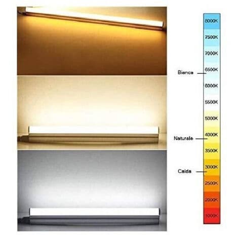 Led Neon T5 Underskab Loftlampe Mat Glasrør 5 Watt 30cm T5-30