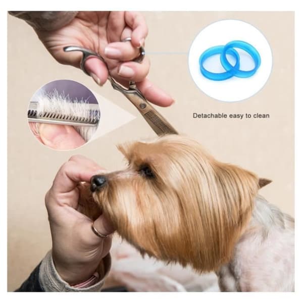 Plejesaks - Professionel - Pakke med 5 - Ergonomisk - Metal - Til hunde