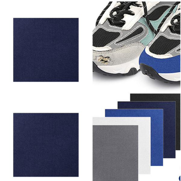 Selvklebende reparasjonslapper for sko, 2-pakning svart NavyBlue