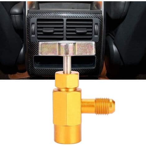 1/4\" SAE R-134a R-134 AC kølemiddelhane dåsedispenser ventilværktøj 1/2\" gevind Acme