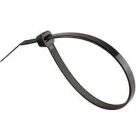 100-pack buntband, svarta, 200 x 4,8 mm