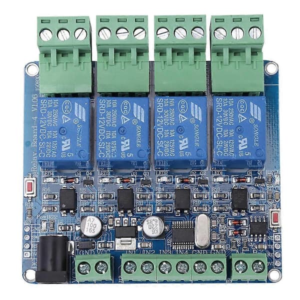 1 stk. STM8S103F3 4-kanals relémodul