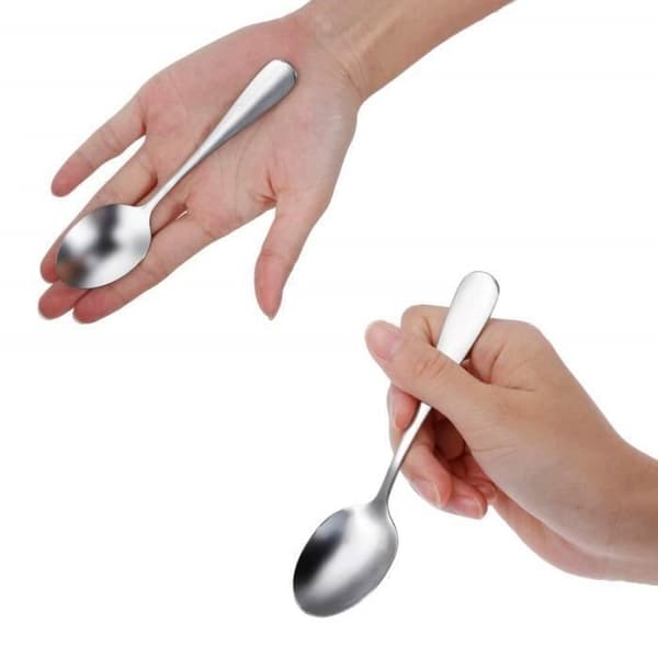 10-dels kaffeskjesett - rustfritt stål - 14,5 cm - tåler oppvaskmaskin