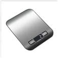 Elektronisk köksvåg, 5 kg/1 g, silver, LCD-skärm, tarafunktion.
