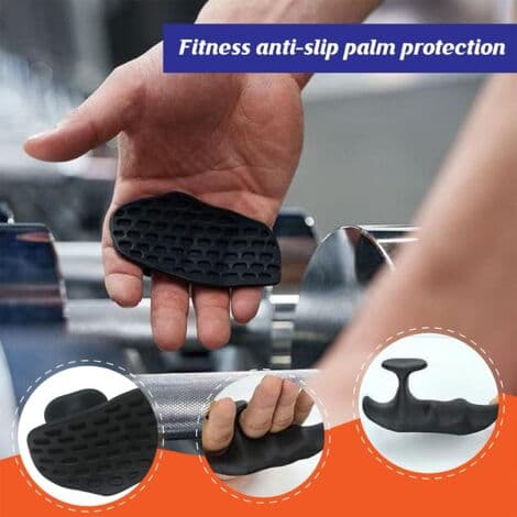 2st Halkfria Tyngdlyftningsgrepp, Halkfria Gymgrepp, Pull-up Greppskydd, Fingerlösa Grepp för Cross Training, Handskydd