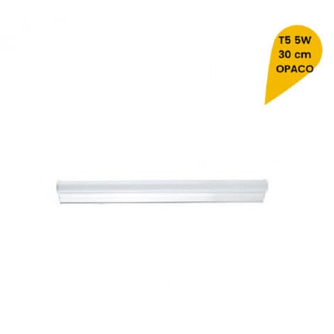 Led Neon T5 Underskab Loftlampe Mat Glasrør 5 Watt 30cm T5-30