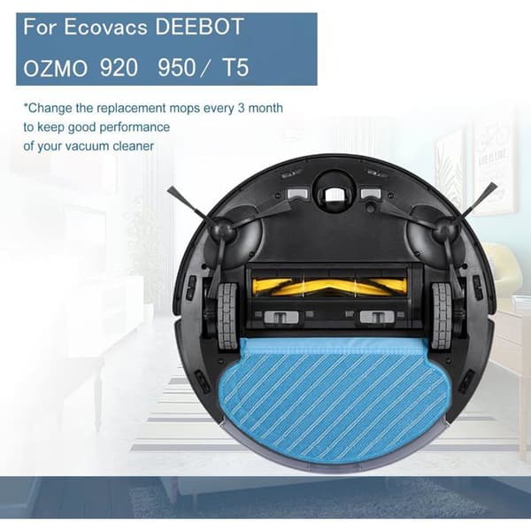 10 st rengöringsdukar för Ecovacs Deebot Ozmo 920 950 robotdammsugartillbehör, ersättningsdukar