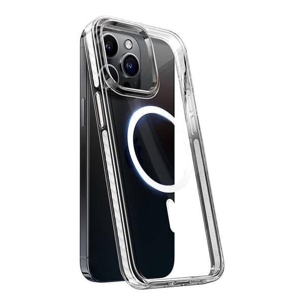 Torras-puhelinkotelo Spark iPhone 15 PRO:lle (läpinäkyvä)