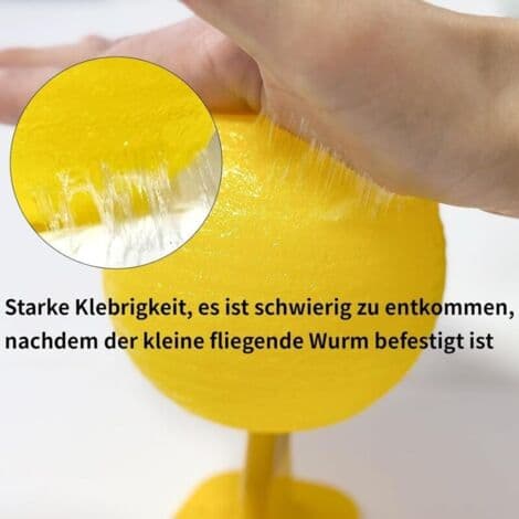 4-pack fruktflugfälla, klibbig boll, multifunktionell citrusformad flugfälla för fruktflugor