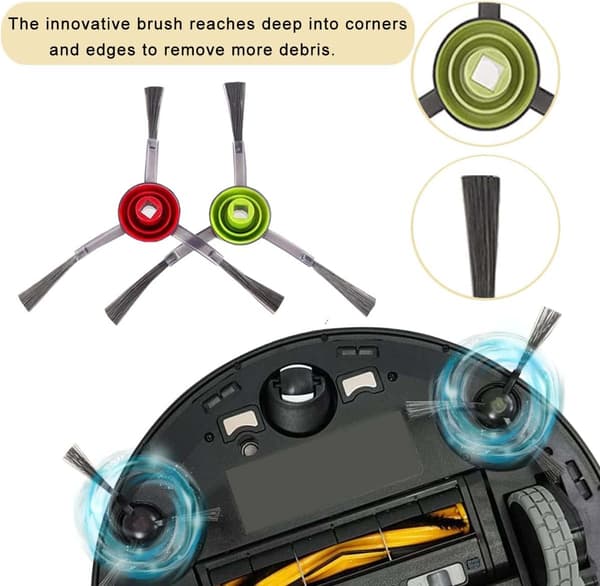 Tilbehør til Ecovacs Deebot OZMO 920, 950, T5, T8 AIVI Max m.fl. Flerfarget