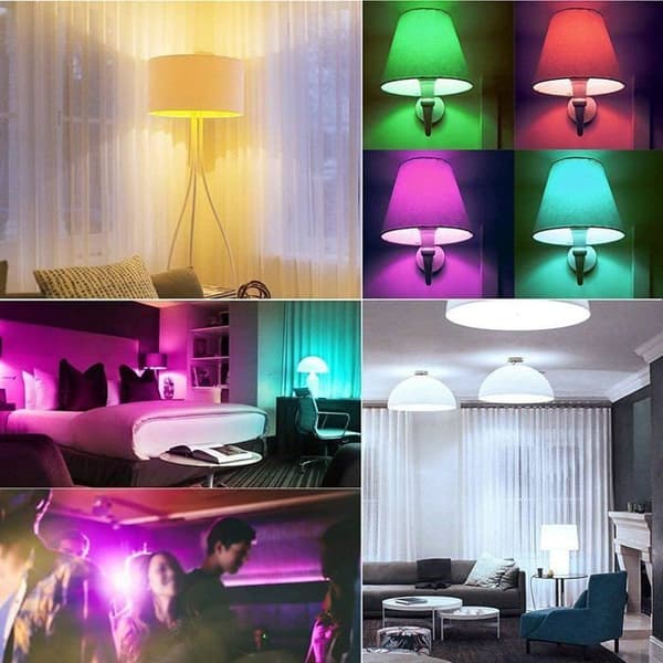 LED-pære - 85W ekvivalent - Dimbar - RGBW + kjølig hvit