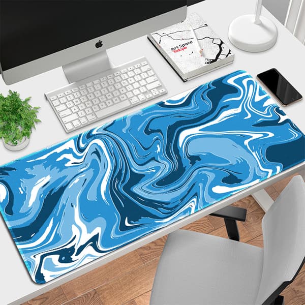 Mouse Pad with Waterproof Surface Blue M Pink