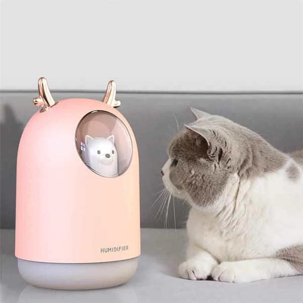 Humidifier with Animal Figure, 30 cl - Pink