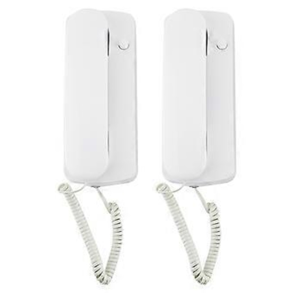 109DC Tovejs High-definition Kablet Intercom Dørtelefon (Hvid)