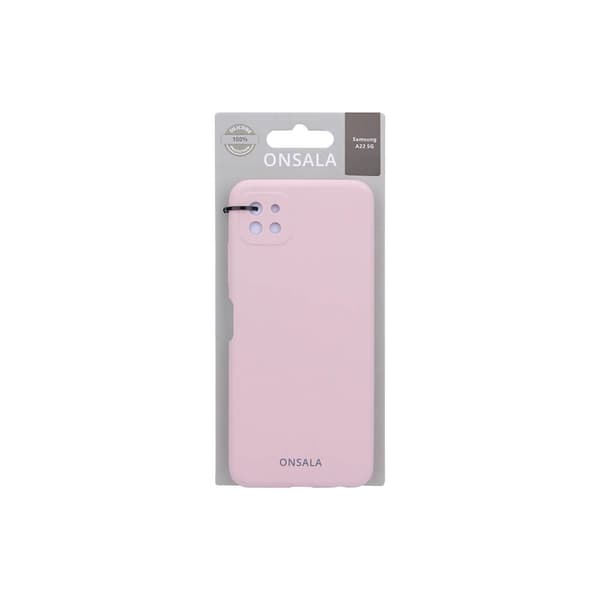 Mobildeksel Silikon Sand Rosa - Samsung A22 5G