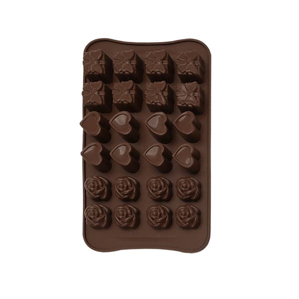2-Delt Silikone Bageform Sæt - Kreative Chokolade-, Gelé- og Slikforme til DIY Bagning