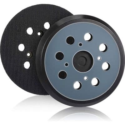 Stykker 125 mm udskiftnings-orbitalslibepude med velcro, 8 huller, slibepude (blå)