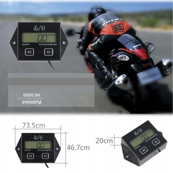 Turteller / Tachometer for Bil - Timeteller