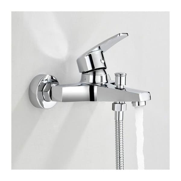 Badekararmatur, Bruse-/Badekararmatur, Forkromet Messing