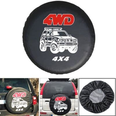 17\" tum 4WD 4x4 PVC läder reservhjul däckskydd