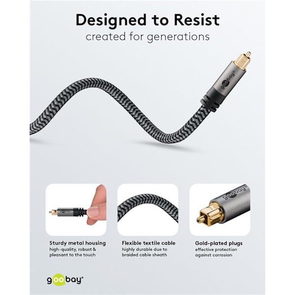 TOSLINK-kaapeli, 3 m