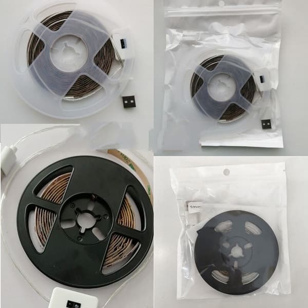 Hvid LED Strip, Opgraderet Version 5m Dæmpbar LED Strip, 6500K