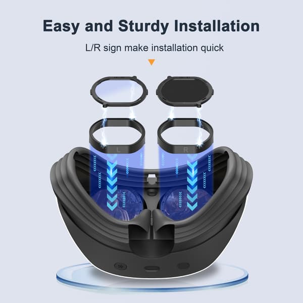 DEVASO Ridsefrit Beskyttelsesringcover til PS VR2 Headset