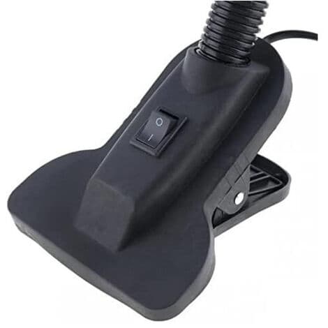 Bordlampe med svingbar leddet klemme E27