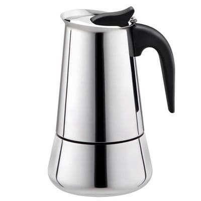 Italiensk espressokanne - 100 ml - Rustfritt stål - Termisk