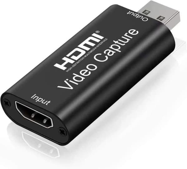 Lyd- og videoopptakskort, 1080p HDMI til USB-adapter, bærbart Plug & Play opptakskort