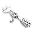 Handmixer i rostfritt stål - 4 blad - 32x13x8 cm - 308 g