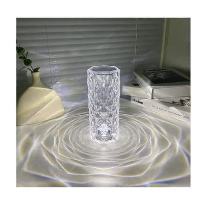 LED bordlampe - Moderne - Dimbar - Krystall - USB oppladbar - 5W