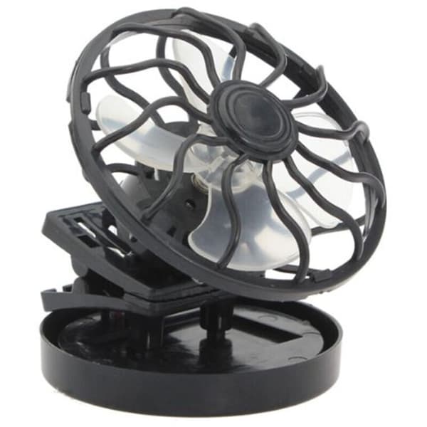 Mini bærbar solcelleventilator med klemme til sommer, solcelleventilator med klemme, lille solcelleventilator med klemme.