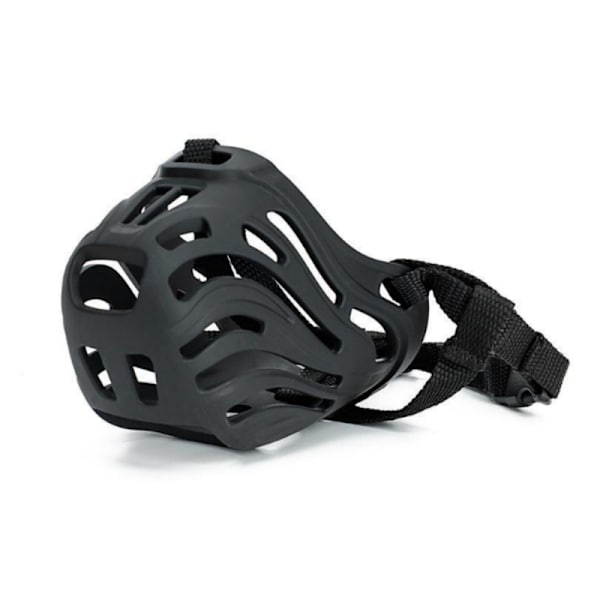 Dog Muzzle - Prevent Biting & Barking coffee L Black